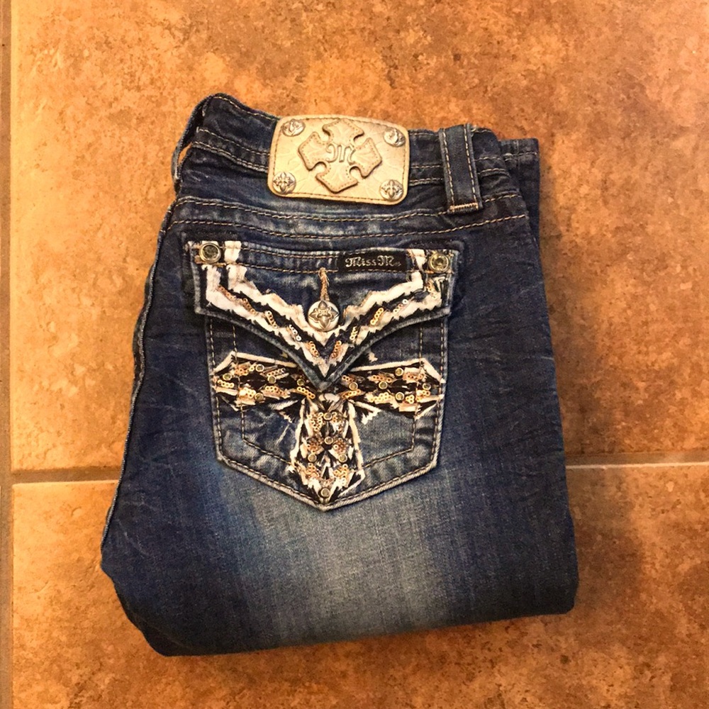 MissMe signature boot cut jeans